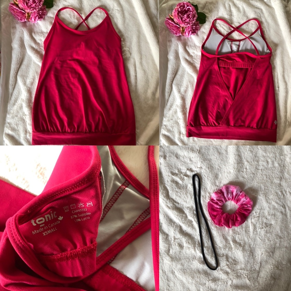 Tank Top set: Tunic top+accessories